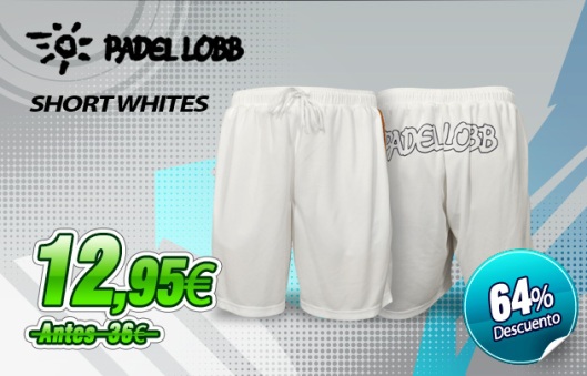 ropa shorts padel lobb short whites